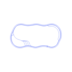 Layouts Swimming Pools Crescent Cove Swimming Pools Icon Svg Vector, Free Vectors File